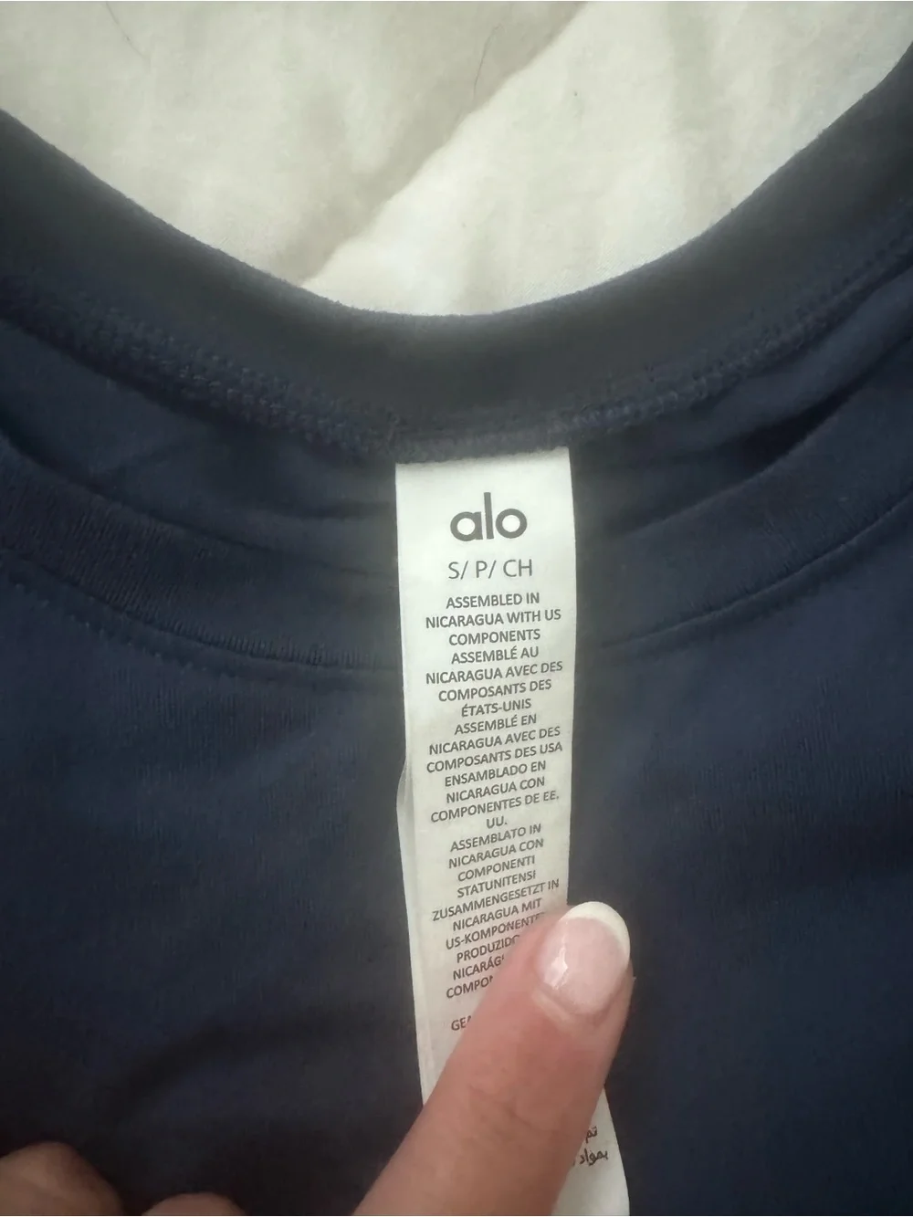 ALO Yoga soft navy